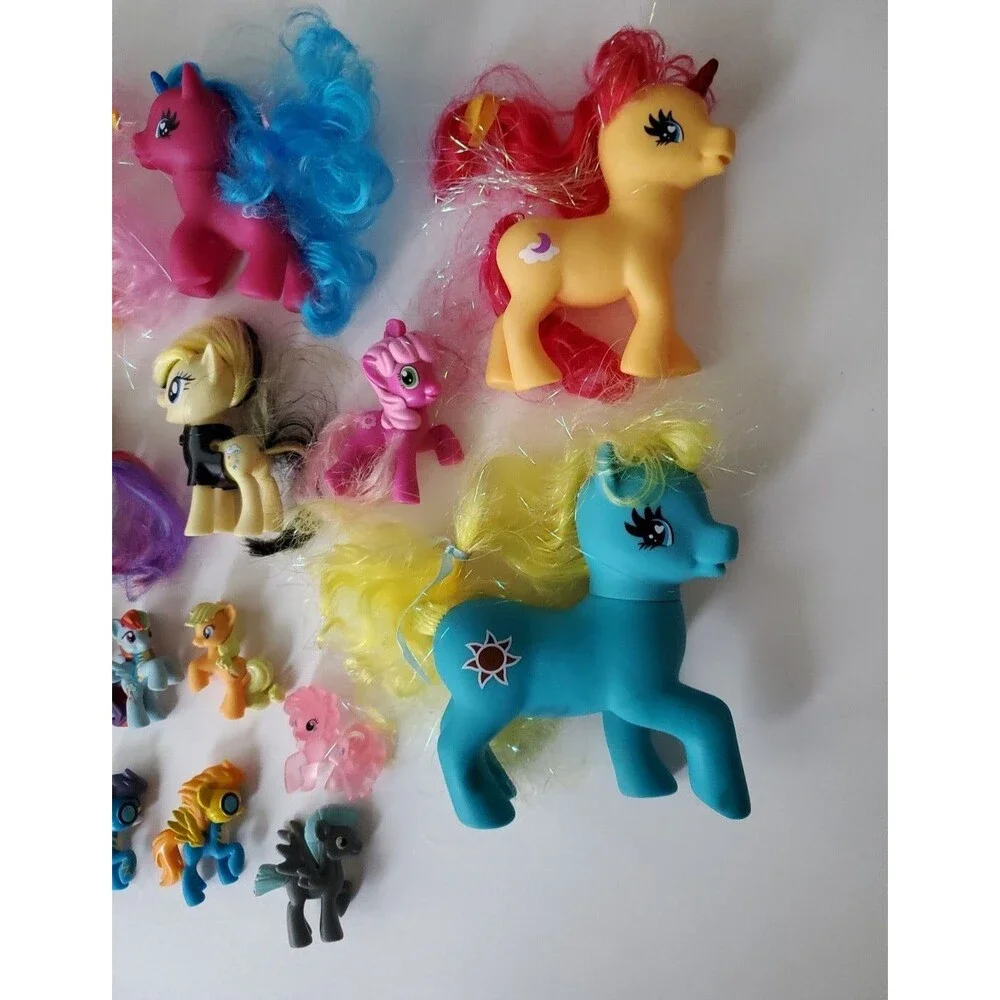 My Little Pony 21 Piece Mixed Toy Lot Variety Sizes Years Miniatures